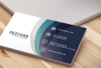 Professional Business Card Template For Photoshop CS6