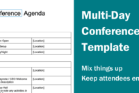 Program Agenda Template: A Structured Guide For Effective Event Planning