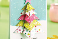 A Three-Dimensional Christmas Tree Card Template: A Festive Crafting Project