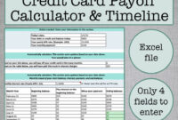 Credit Card Interest Calculator Excel Template: A Comprehensive Tool For Financial Planning