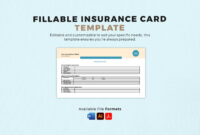 Car Insurance Card Template Download: A Comprehensive Guide