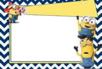 Minion Card Template For Formal Occasions