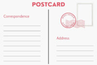 Postcard Template: A Visually Appealing And Informative Design