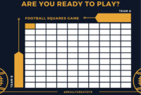 Football Betting Card Template