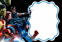 Avengers Birthday Card Template: A Marvelous Celebration