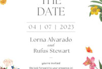 Elegant Save The Date Card Templates For Formal Occasions