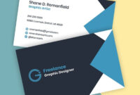 Freelance Business Card Template: A Professional And Modern Design