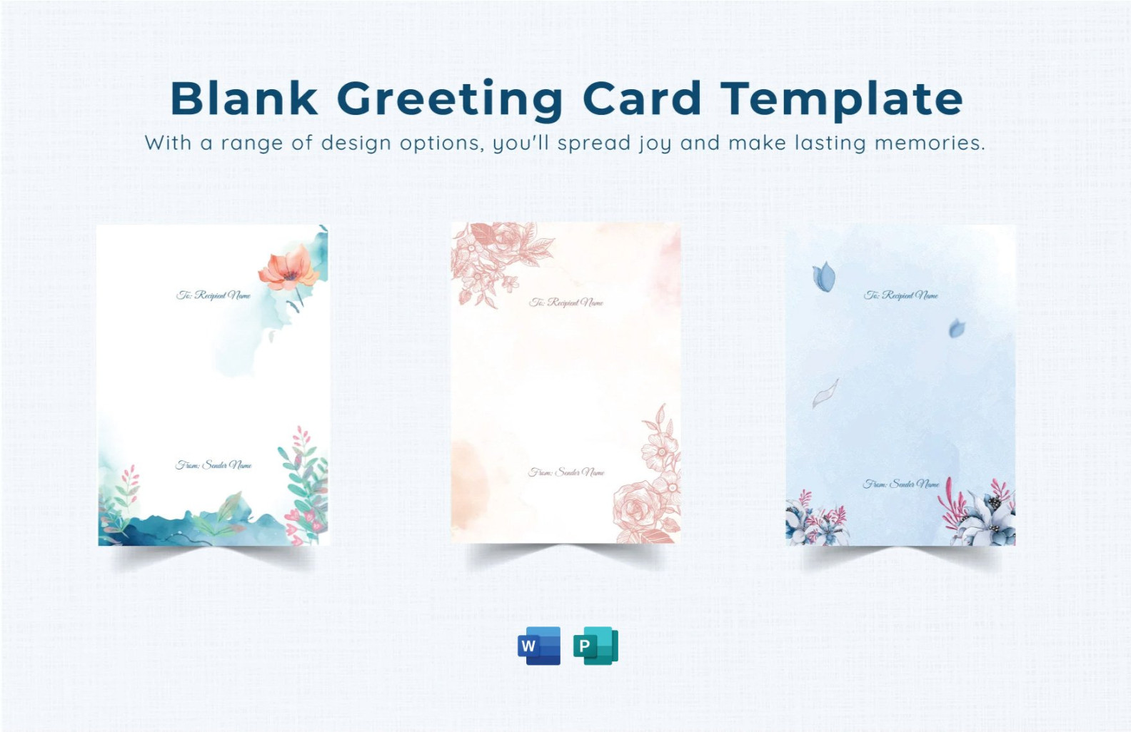 Greeting Card Templates in Word - FREE Download  Template