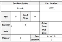 Kanban Card Template For Efficient Project Management