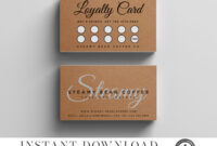 Frequent Diner Card Template: A Formal Design For Loyalty Programs