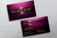 Professional Mary Kay Business Card Templates