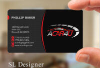 Professional Automotive Business Card Templates