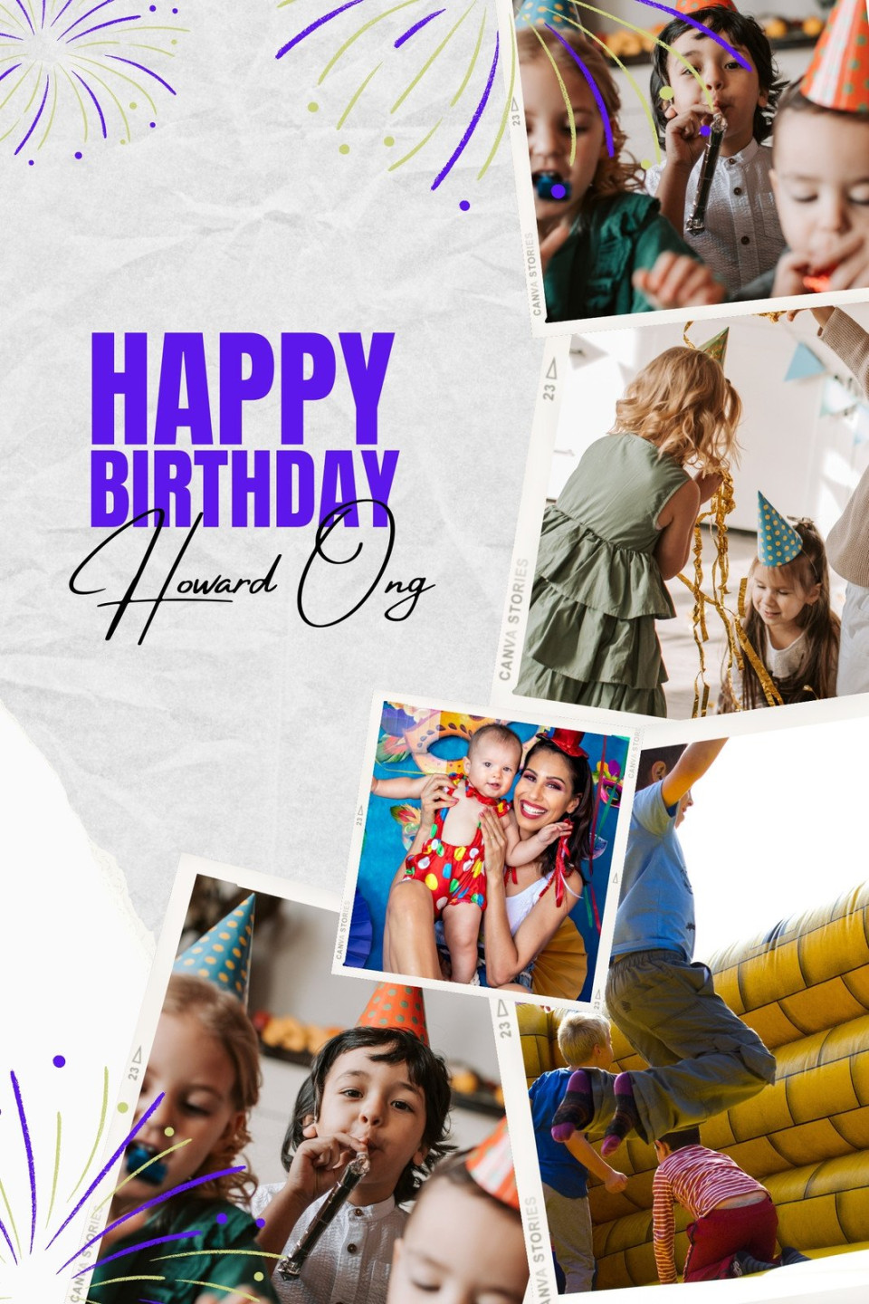 Page  - Free, fun and customizable birthday photo collage