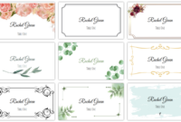 Elegant Table Number Cards: A Customizable Template For Formal Events