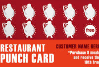 Business Punch Card Template: A Free And Customizable Tool For Tracking Employee Attendance And Performance