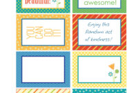 Templates For Crafting Personalized Random Acts Of Kindness Cards