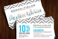 Rodan & Fields Business Card Template: A Professional Presentation