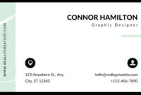 Professional Business Card Template For Various Industries