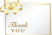 Formal Powerpoint Thank You Card Template