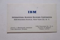 IBM Professional Business Card Template