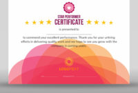 Star Performer Certificate Templates: A Guide To Recognizing Excellence