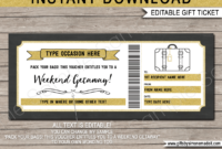 Free Travel Gift Certificate Template