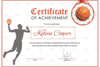 Basketball Certificate Template: A Formal Design For Recognition