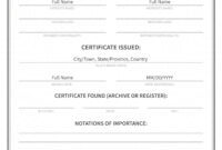 Birth Certificate Translation Template: A Comprehensive Guide