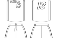 A Blank Basketball Uniform Template: A Customizable Design For Teams