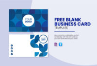 Blank Business Card Template Download: A Professional Foundation