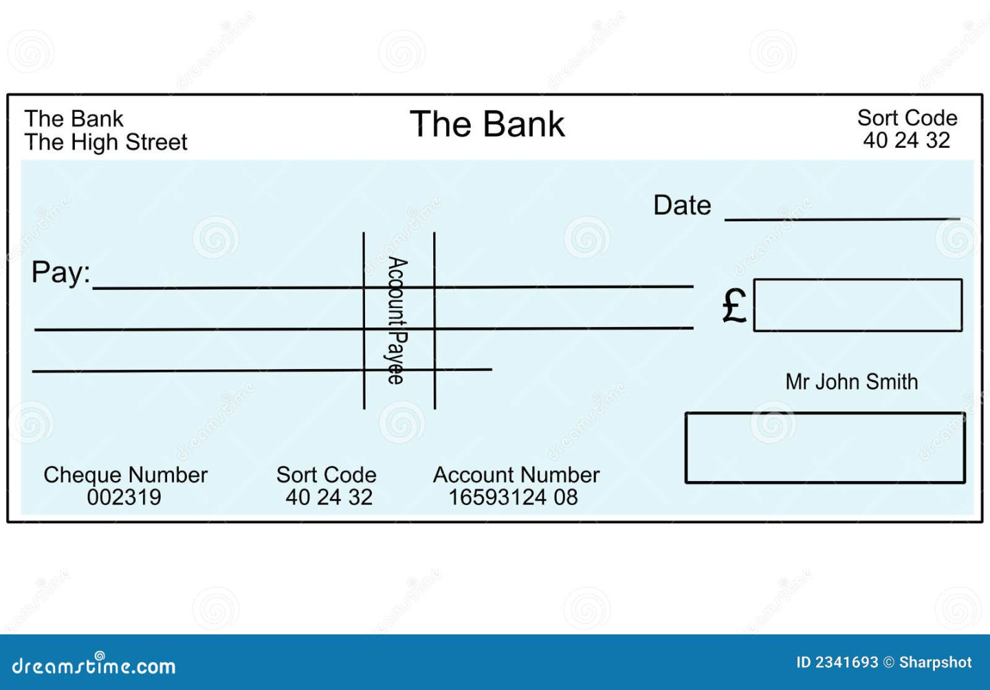 Blank Cheque Stock Illustrations – ,95 Blank Cheque Stock