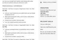 Professional Resume Templates For Microsoft Word