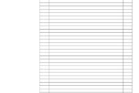 Blank Table Of Contents Template (PDF)