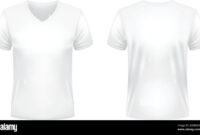 A Blank V-Neck T-Shirt Template: A Versatile Foundation For Design