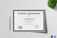 Conference Participation Certificate Template