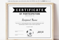 Football Certificate Template