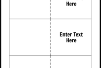 Blank Flashcards Template For Educational Purposes