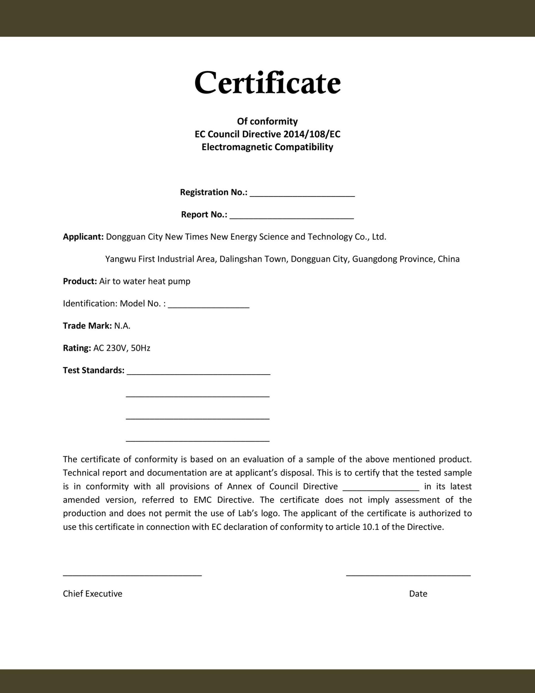 Free Certificate of Conformance Templates & Forms ᐅ TemplateLab