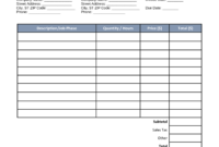 Free Contractor Invoice Templates: A Guide To Professional Billing