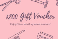 Salon Gift Certificate Template: A Professional Design For Your Business