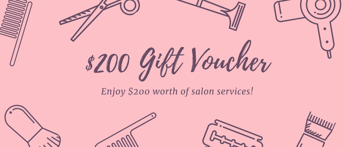 Free, custom printable hair salon gift certificate templates  Canva