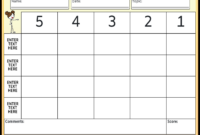 Blank Rubric Template For Assessment