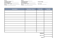 1099 Invoice Template: A Formal Guide For Independent Contractors