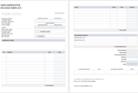 Tax Invoice Template Document