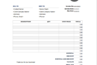 Free Microsoft Invoice Templates For Professional Use