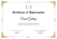 Free Blank Certificate Templates For Formal Presentations