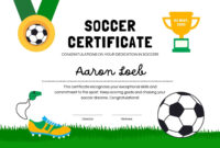 Sports Achievement Certificate Template For Microsoft Word