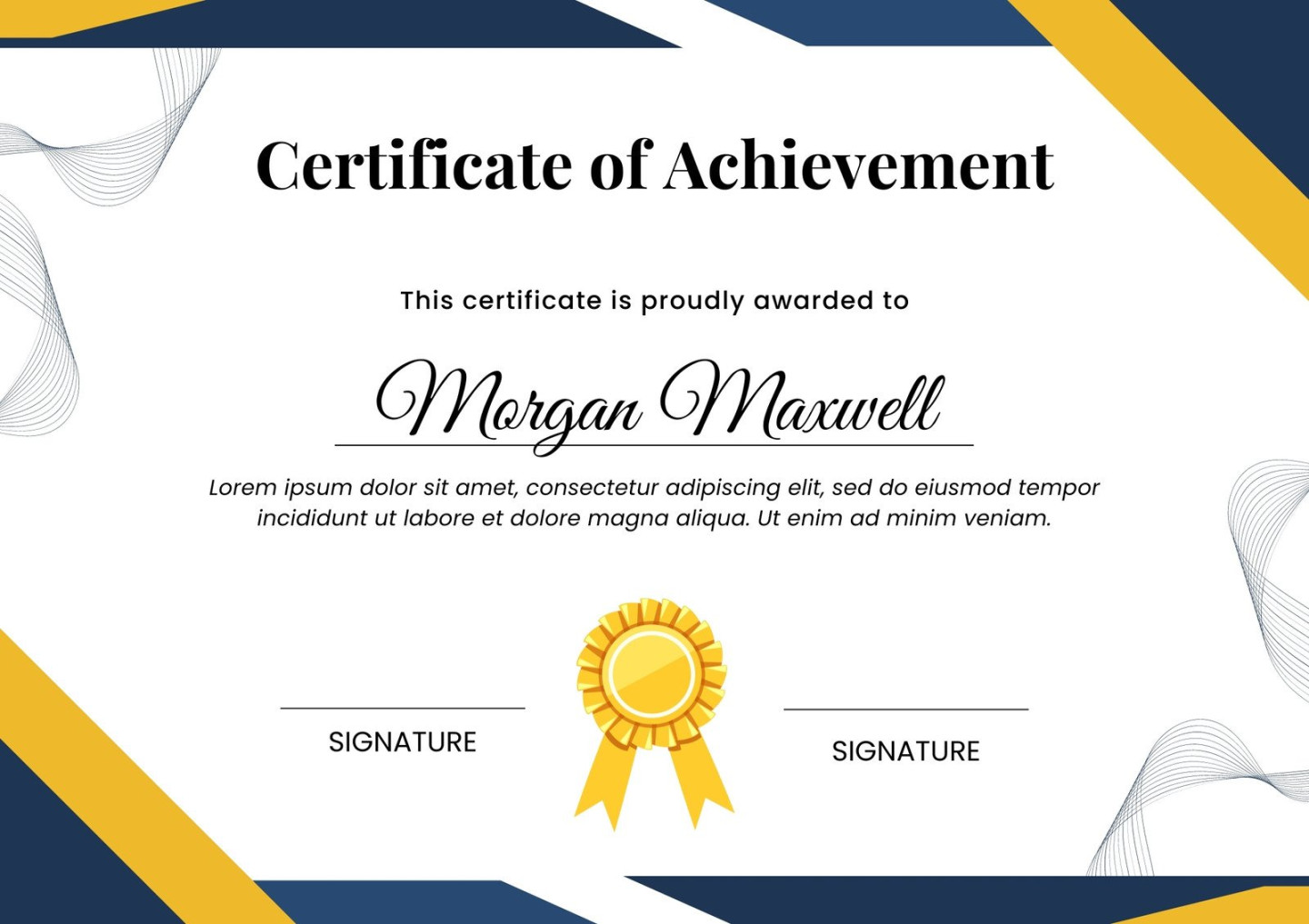 Free printable, customizable work certificate templates  Canva