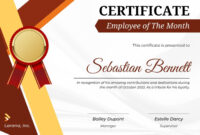 Manager Of The Month Certificate Template: A Formal Recognition Of Exceptional Leadership