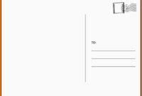 Free Blank Postcard Template For Word: A Versatile Tool For Personal And Professional Correspondence